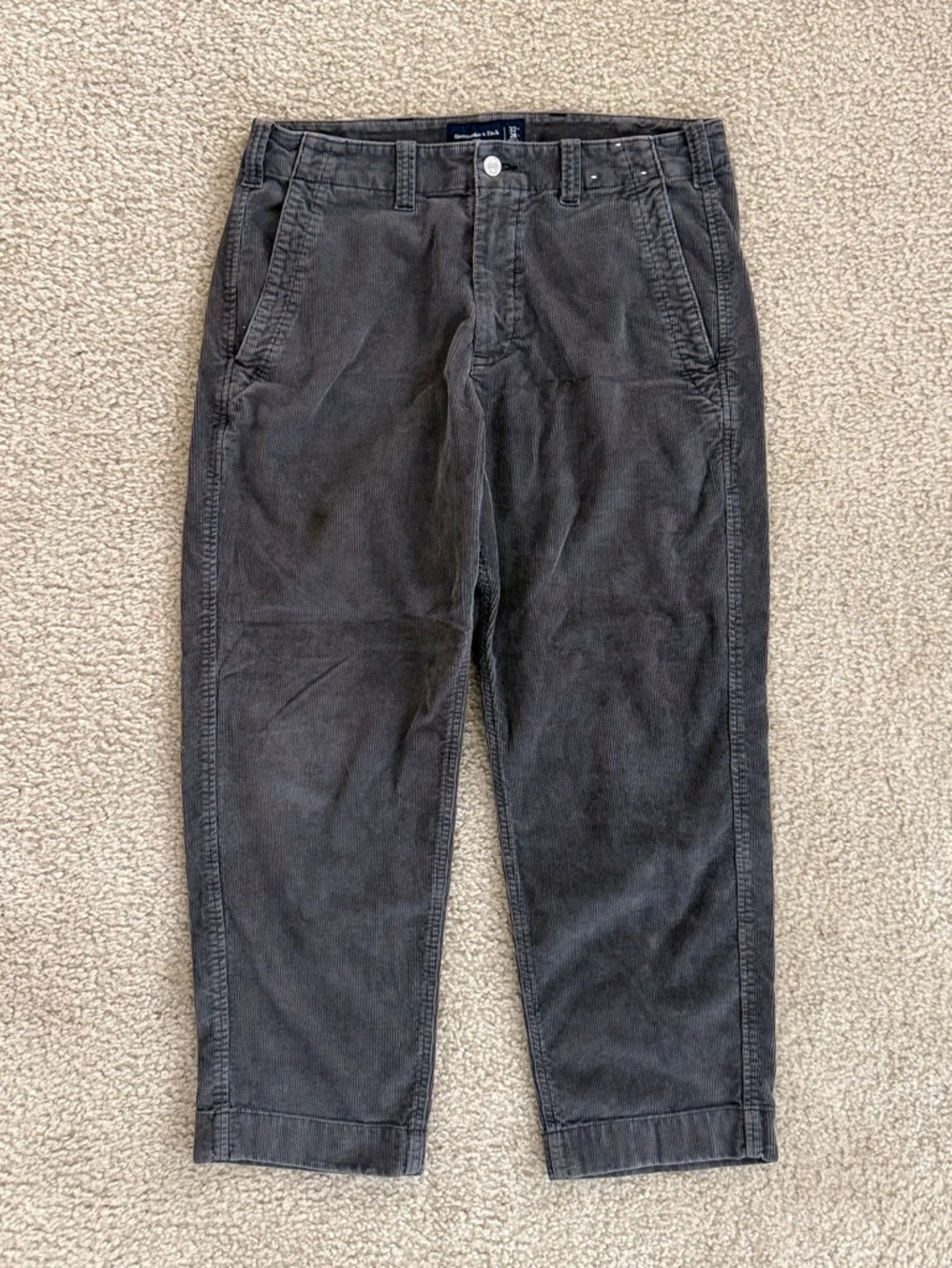Abercrombie Corduroy Baggy Pants (Short Inseam)